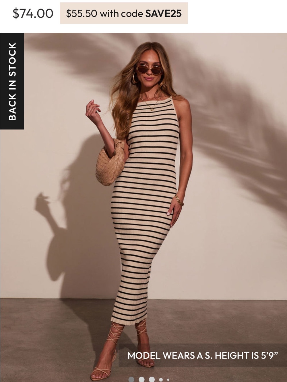 THE IZIE STRIPED MAXI DRESS - Picture 5 of 12